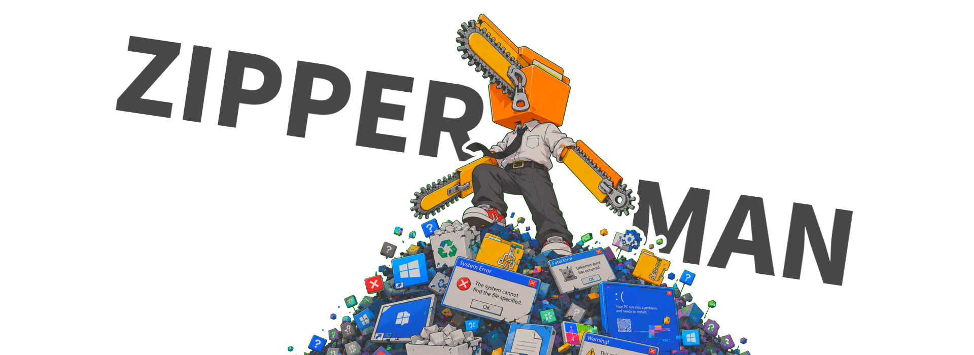 Zipper Man Set Zipper-Man | 複数のZip圧縮を一括で展開できる